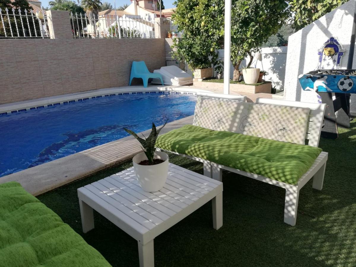 Piso entero en semi sótano con Piscina salína privada Apartamento San Pedro del Pinatar Exterior foto